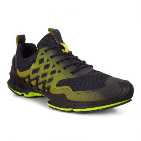 کفش مردانه اکو اصل مدل ECCO BIOM AEX M BLACK/LIME PUNCH