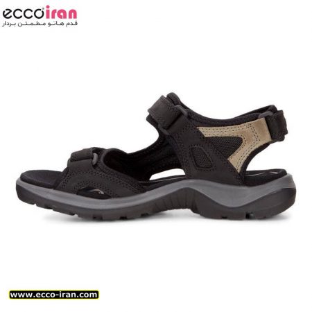 صندل زنانه اکو اصل مدل Offroad Black/Mole/Black O.Nub/O.Nub/Tex