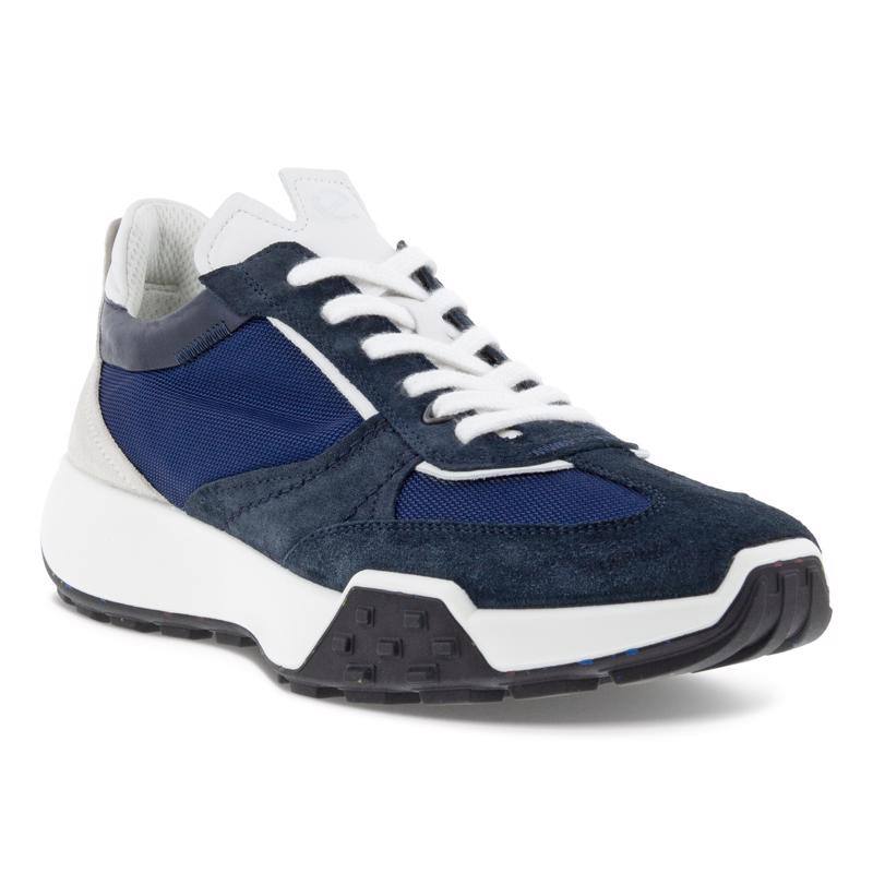 کفش مردانه اکو اصل مدل Retro Sneaker M Multicolor Blue