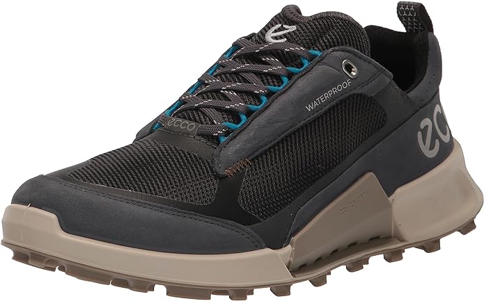 ECCO Men’s Biom 2.1 Cross Mountain Waterproof Low Trail Running Shoe, Magnet/Magnet/Black, 8-8.5 | ECCO مردانه Biom 2.1 Cross Mountain Running Trail ضد آب، مگنت/مگنت/مشکی، 8-8.5