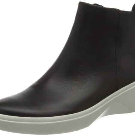 ECCO Women’s Soft 7 Wedge Black Droid Ankle Boot | بوت سافت 7 گوه مشکی دروید زنانه ECCO