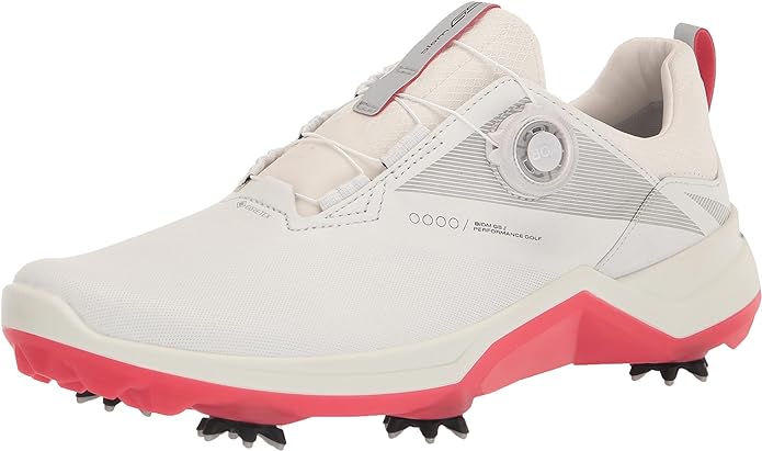ECCO Women’s Biom G5 BOA Gore-TEX Waterproof Golf Shoe, White, 11-11.5 | کفش گلف ضد آب زنانه ECCO Biom G5 BOA Gore-TEX، سفید، 11-11.5