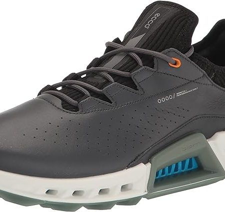 ECCO Men’s Biom C4 Gore-TEX Waterproof Golf Shoe, Magnet, 12-12.5 | کفش گلف ضد آب مردانه ECCO Biom C4 Gore-TEX، مگنت، 12-12.5