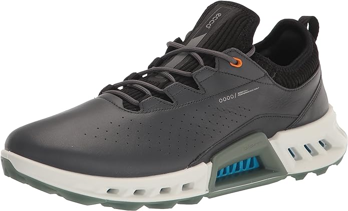 ECCO Men’s Biom C4 Gore-TEX Waterproof Golf Shoe, Magnet, 12-12.5 | کفش گلف ضد آب مردانه ECCO Biom C4 Gore-TEX، مگنت، 12-12.5