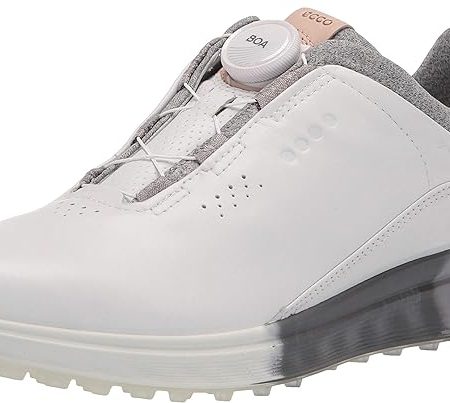Ecco Women’s S-Three BOA Gore-TEX Waterproof Hybrid Golf Shoe, White/Silver Grey | کفش گلف هیبریدی ضد آب زنانه Ecco S-Three BOA Gore-TEX، خاکستری سفید/نقره ای