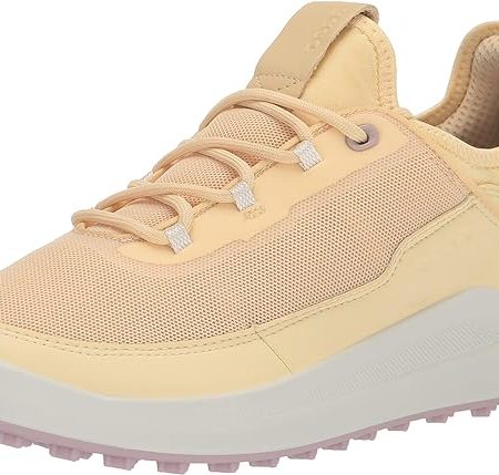 ECCO Women’s CORE MESH Golf Shoe, Straw, 8-8.5 | کفش گلف زنانه ECCO CORE MESH، نی، 8-8.5
