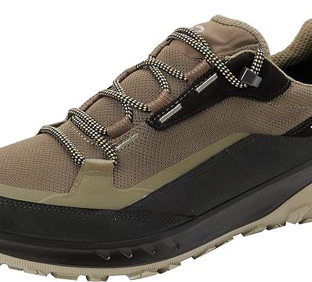 ECCO Men’s Ultra Terrain Waterproof Low Hiking Shoe, Black Nubuck/Tarmac, 7-7. 5 | کفش پیاده‌روی پایین ضدآب مردانه ECCO، نبوک/آسفالت سیاه، 7-7. 5