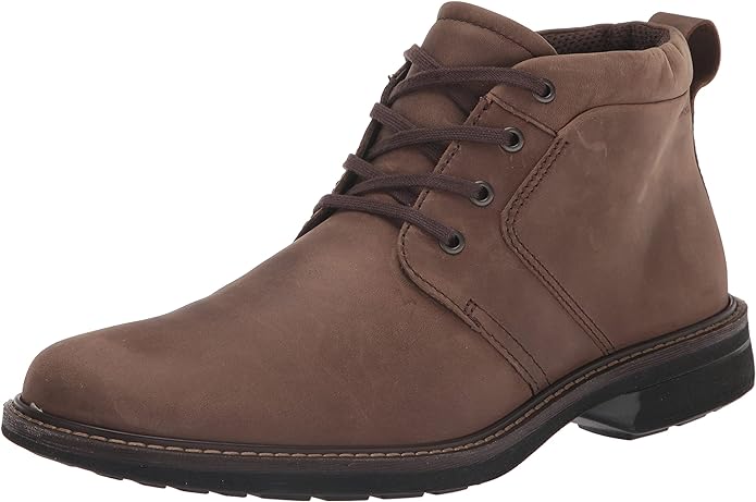 ECCO Men’s Turn II Waterproof Lace Chukka Boot, Coffee Nubuck, 6-6.5 | بوت توری چوکای ضد آب ECCO مردانه Turn II، Coffee Nubuck، 6-6.5