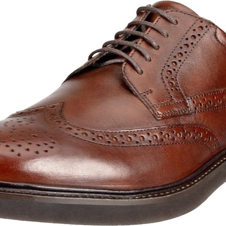 ECCO Men’s London Wingtip Oxford, Cognac, 11-11.5 | ECCO مردان لندن Wingtip آکسفورد، کنیاک، 11-11.5