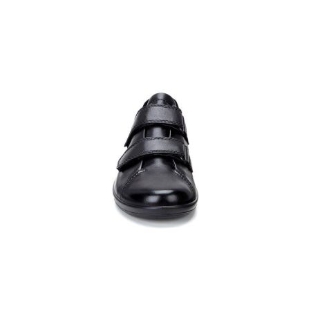 کفش اکو زنانه اصل مدل ECCO SOFT 2.0 BLACK WITH BLACK SOLE