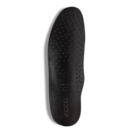 کفی کفش اکو اصل زنانه/مردانه Leather Inlay Soles BLACK