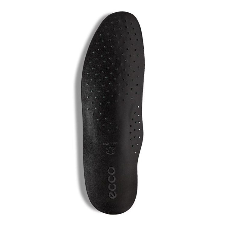 کفی کفش اکو اصل زنانه/مردانه Leather Inlay Soles BLACK